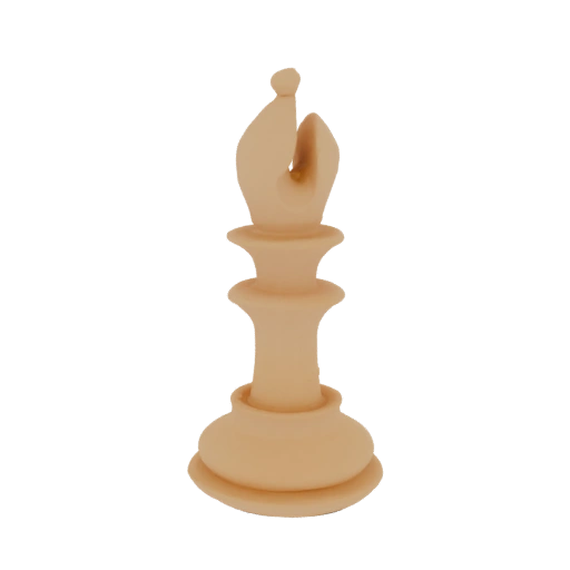 Chess Bishop 3D Model