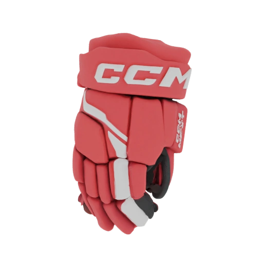 Red CCM Hockey Glove 3D Model