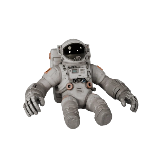 Astronaut Suit 3D Hero Render Asset for Studio Use