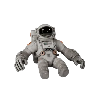 Astronaut Suit 3D Hero Render Asset for Studio Use