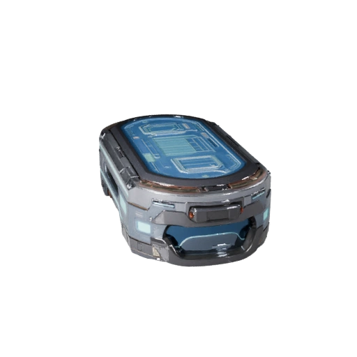 Holographic Data Pad 3D Layered Asset for Builders