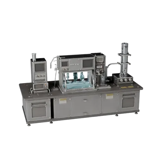 Research Reactor Core 3D model, three-quarter front view, Unreal Engine viewport, showing clean metal, form detail.
