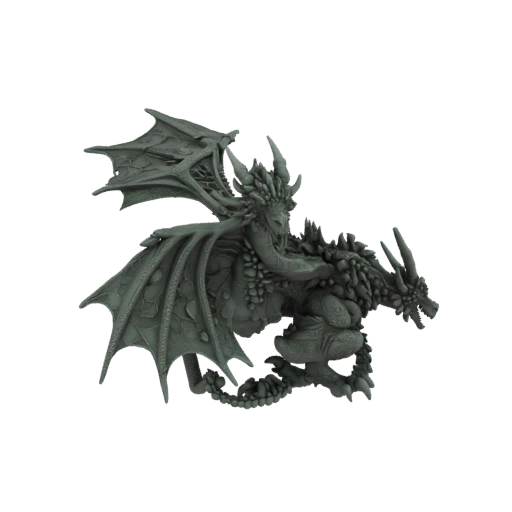 Miniatura Drago Infernale Fantasy Boss STL