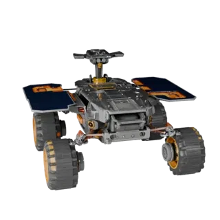 Lunar Cargo Rover 3D Model for Unreal Engine - Game Ready