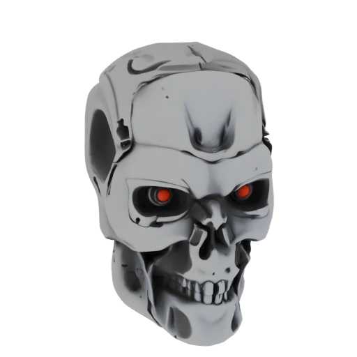 Terminator T-800 Skull 3D Model