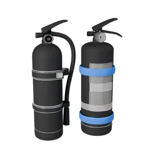 Site Fire Extinguisher 3D Asset for Casual Engines