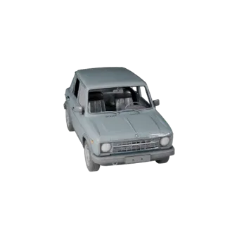 Vintage Car 3D Model for Unity - Low Poly Game Asset