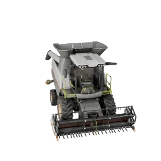 Combine Harvester 3D Model for Unity - Low Poly PBR Asset