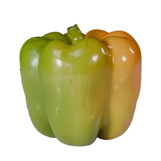 Chopped Bell Pepper 3D Asset for AR and Online Use