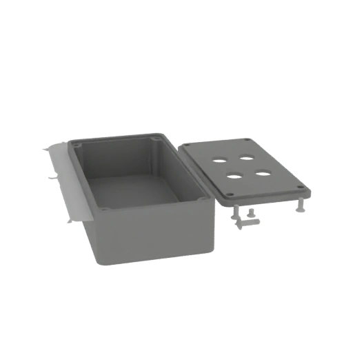 Rectangular Project Enclosure with Lid