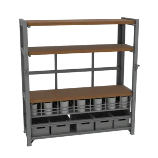 Garage Parts Rack STL 3D Print Asset for Hobby Use