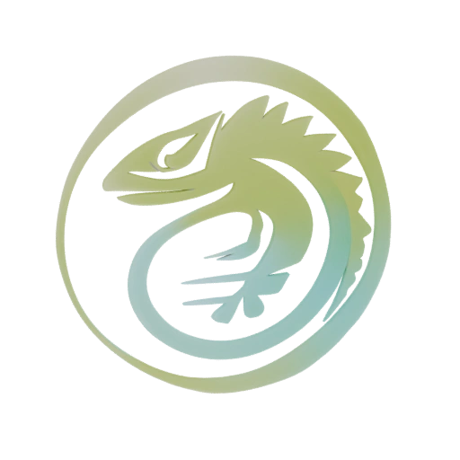 Chameleon Emblem 3D Model
