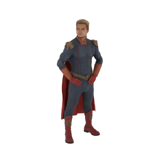 Homelander Superhero 3D Model