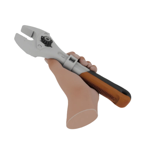 Printable Insulated Torque Wrench STL 3D Print Asset