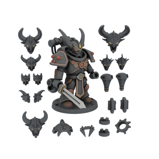Mortarion Daemon Primarch of Nurgle Miniature 3D Model