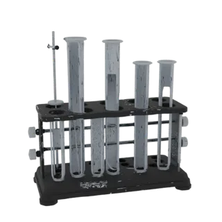 Chemistry Test Tube Rack 3D Asset for Hero Renders