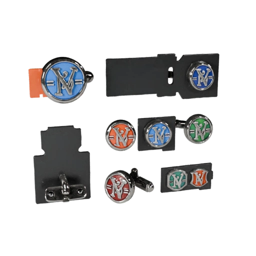 Monogram Style Cufflink 3D Asset for Casual Engines