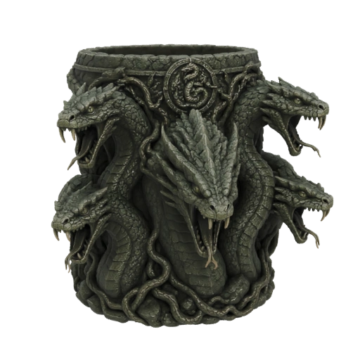 Hydra Head Pen Holder