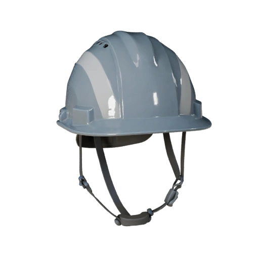 Realistic Utility Hard Hat 3D Asset for Studio Use