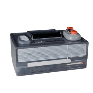 Detailed Retro Game Console 3D Studio Render Asset
