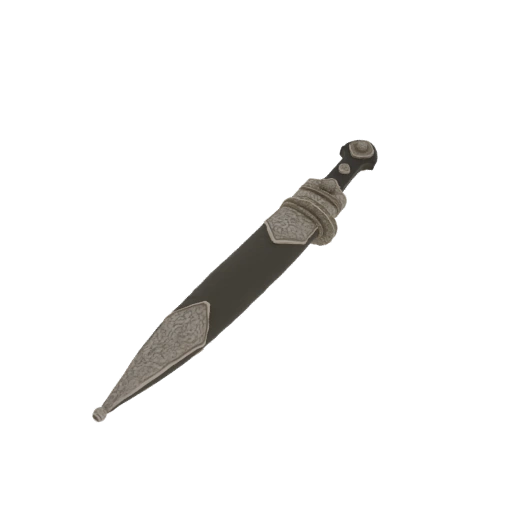 Ornate Dagger with Scabbard