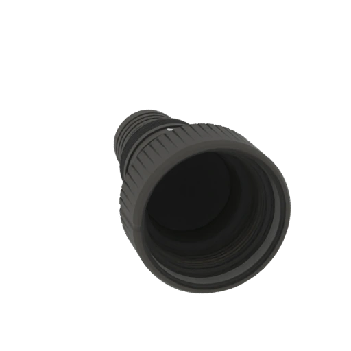 Threaded Lens Cap with Ribbed Grip