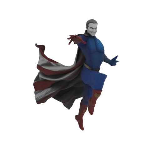 Patriot Superhero 3D Model