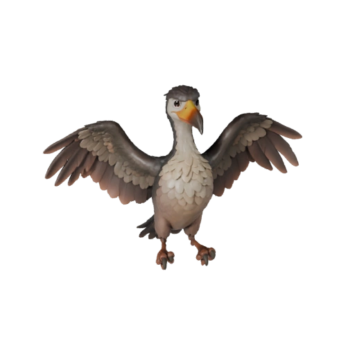 Modelo 3D de Albatroz para Blender - Asset PBR com Texturas | PBR