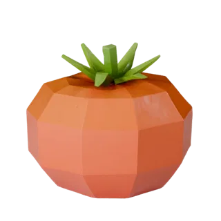 Market Tomato Cluster 3D Asset for Realtime Levels