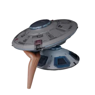 Modular Ufo 3D Layered Asset for Studio Set Builds