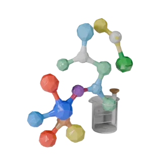 Protein Molecule Set 3D Realtime Asset for Engines