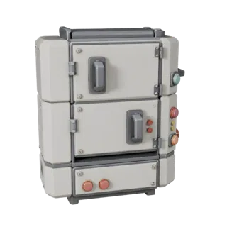 Modern Switch Box 3D Asset for Casual Game Engines