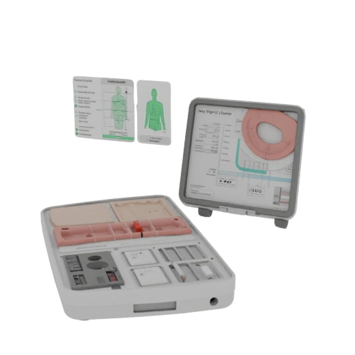 Surgical Suture Trainer 3D Asset for Training Labs