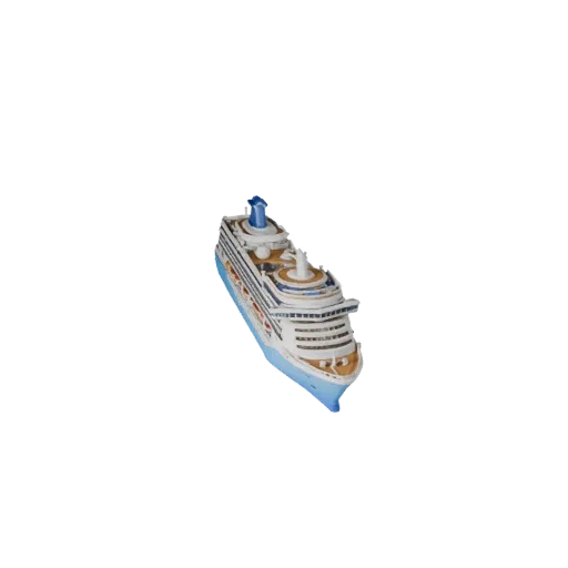 Printable Cruise Ship STL 3D Model for Collectibles &