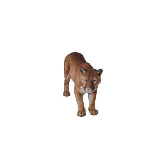 Modèle 3D de Cougar Réaliste - Asset PBR Riggué pour Jeux | PBR