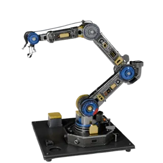 Research Robot Arm 3D Game Asset for Engine Levels