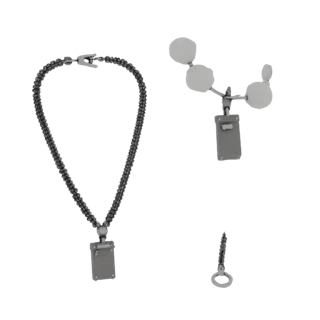 Chain Pearl Necklace 3D Asset for Hero Display Use