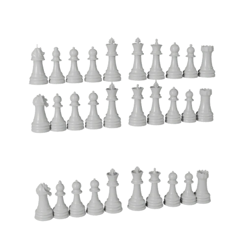Set Modulare di Pezzi degli Scacchi Classici | Kit di Kitbashing