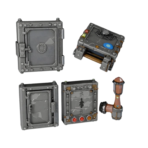 Industrial Pressure Plate 3D Asset for Game Engines