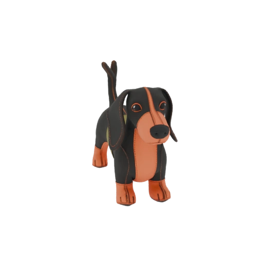 Dachshund Dog Plush Toy 3D Model
