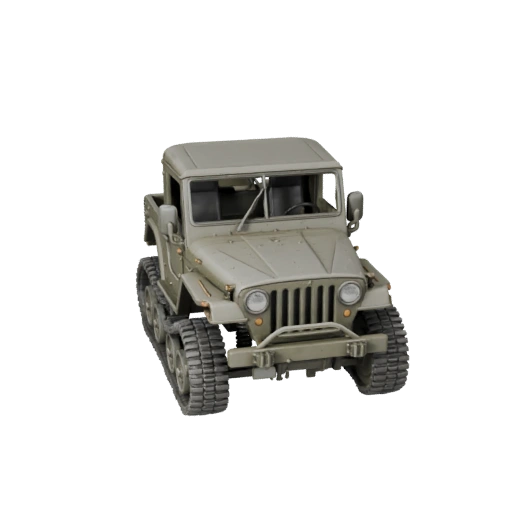 Jeep Militaire Modèle 3D pour Blender & Jeux - Asset PBR