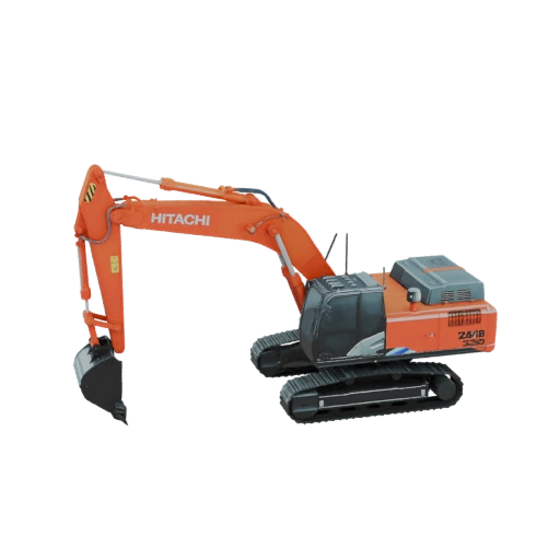Hitachi Excavator 3D Model