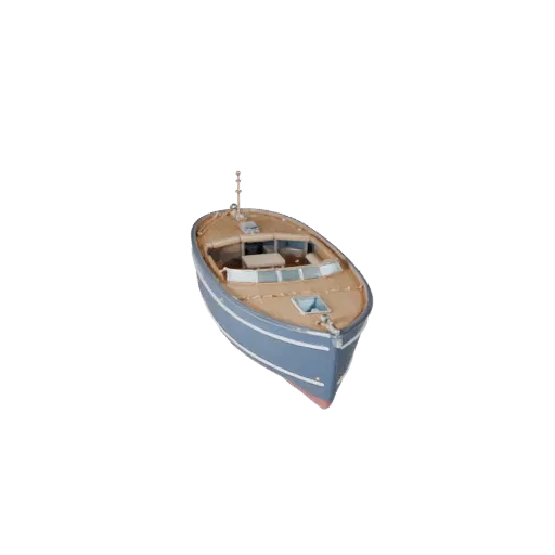 Boat 3D Model for Blender - Render Ready Asset Pro