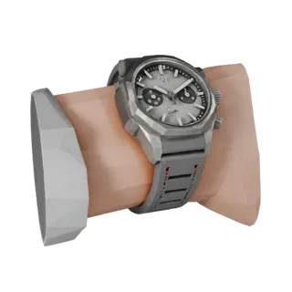 Low Poly Sport Chronograph Watch 3D Realtime Asset