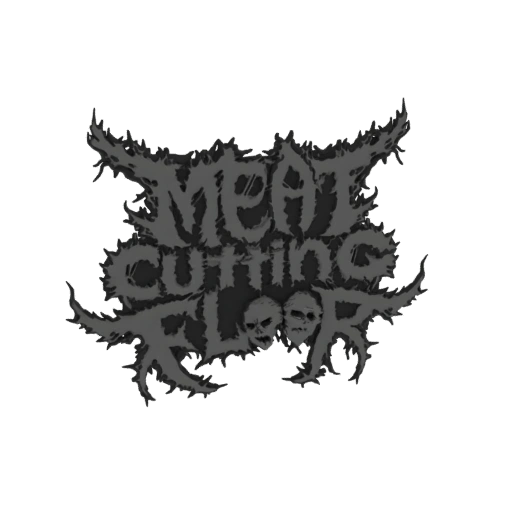 Meat Cutting Floor Logo 3D Model