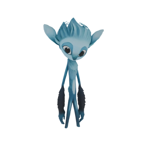 Blue Forest Sprite 3D Model