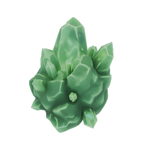 Green Crystal Cluster