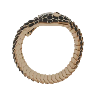 Ouroboros Serpent Bracelet 3D Model