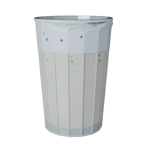Smoothie Juice Glass Low Poly 3D model, game viewport three-quarter view, showing glass, container shape.