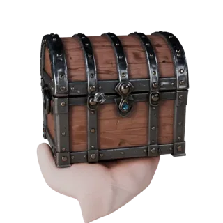 Fantasy Treasure Chest 3D Model for Cinema Studios